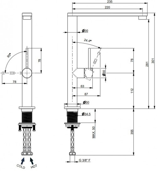 Falmec Pure Steel Flat MPSF.00#SSF