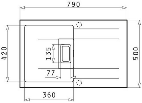 Pyramis Kartesio 79x50 1B 1D 070052812