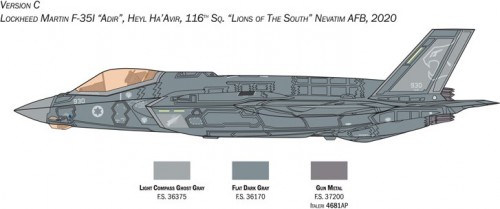 ITALERI F-35A Lightning Ii Ctol (1:72)