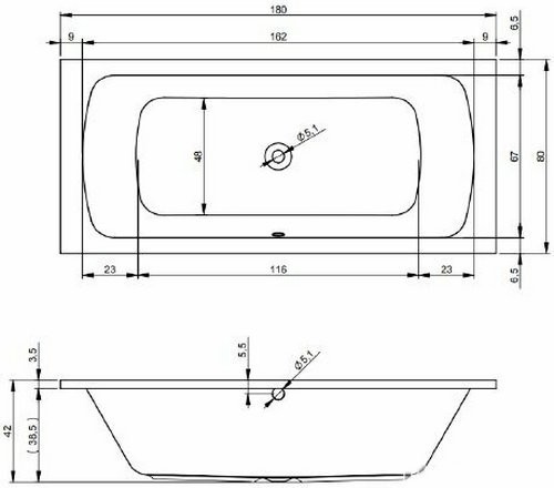 Devit Comfort 180x80 18080345