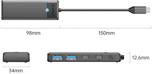 Orico PAPW2AC-C3-015-BK-EP