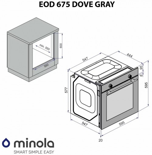 Minola EOD 675 Dove Gray