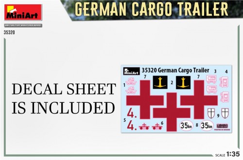 MiniArt German Cargo Trailer (1:35) 35320