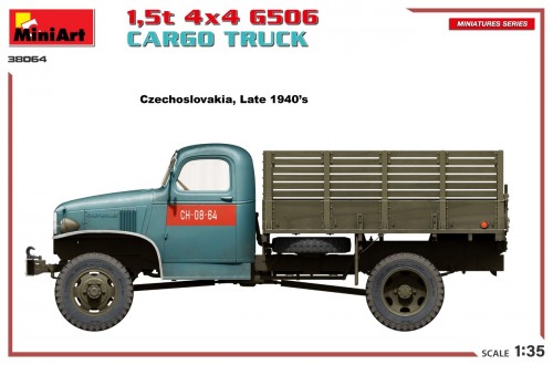 MiniArt 1.5t 4x4 G506 Cargo Truck (1:35)