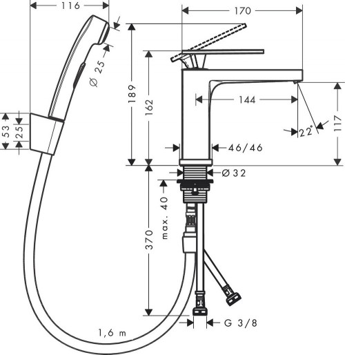 Hansgrohe Tecturis E 73210000