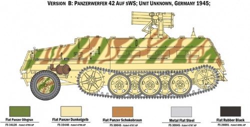 ITALERI 15 cm. Panzerwerfer 42 auf sWS (1:35)