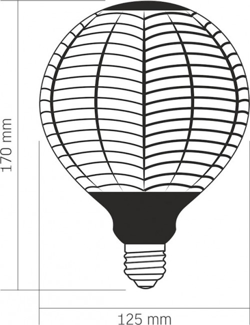 Videx Filament DG125BN 6W 1800K E27