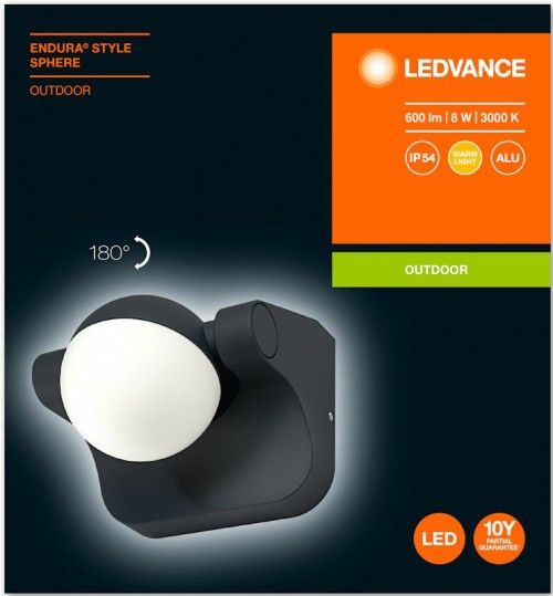 LEDVANCE Style Sphere 8W 3000K