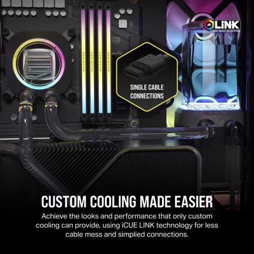 Corsair Hydro X Series iCUE LINK XH405i RGB Gray