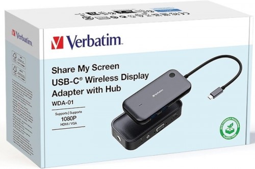Verbatim USB-C Wireless Display Adapter WDA-01