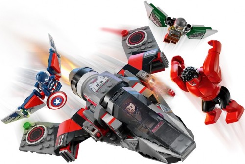 Lego Captain America vs Red Hulk Battle 76292