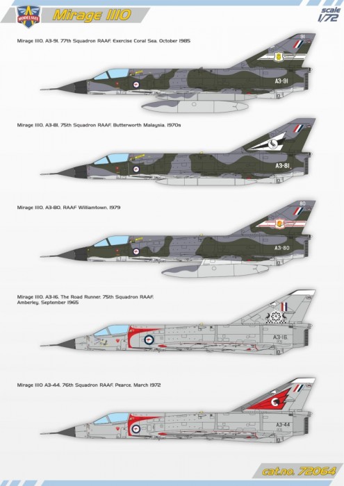 Modelsvit Mirage IIIO Interceptor (1:72)