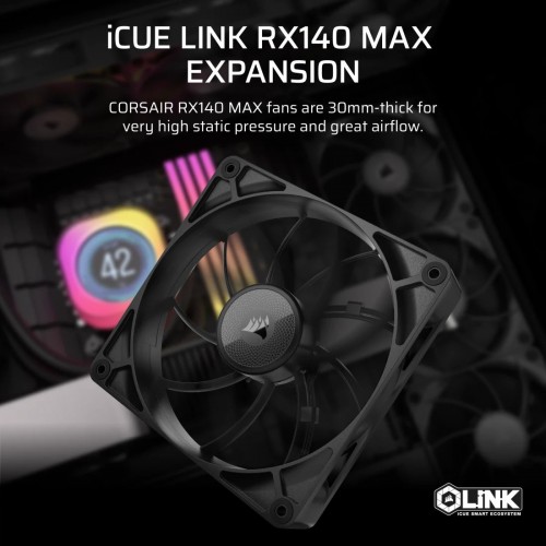 Corsair iCUE LINK RX140 MAX PWM