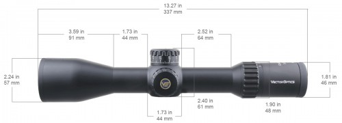 Vector Optics Continental x6 3-18x50 VEC-MBR FFP