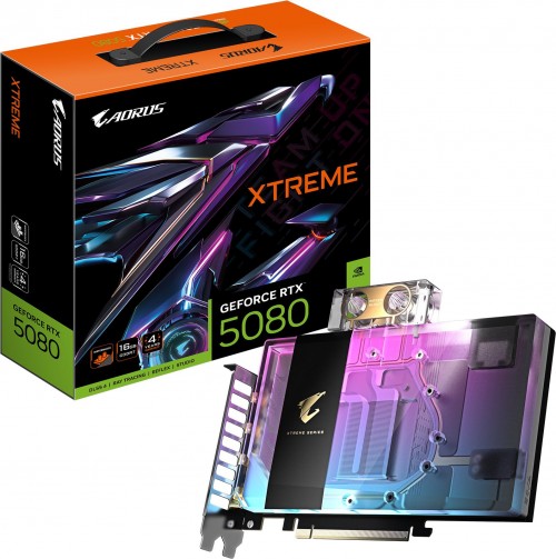 Gigabyte GeForce RTX 5080 AORUS XTREME WATERFORCE WB 16G