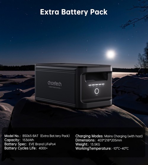 Choetech BS065 Extra Battery