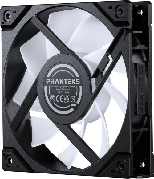 Phanteks M25G2-120 D-RGB Black Fan 3 Pack