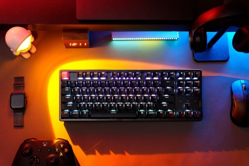 Keychron K8 RGB Backlit Aluminum Frame (HS) Keychron Red Swi