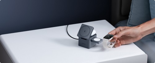 ANKER MagGo Wireless Charging Station 15W 3-in-1 Cube
