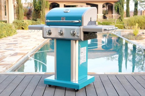 Kenmore 3-Burner Compact Gas Grill with Foldable Sides