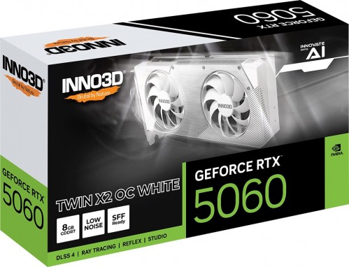 INNO3D GeForce RTX 5060 TWIN X2 OC WHITE