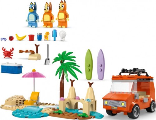 Lego Blueys Beach and Family Car Trip 11202