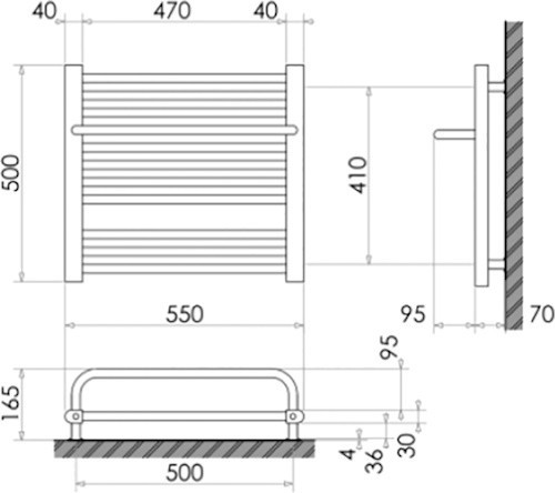 Polywarm Berlin 550x500 WD11/55