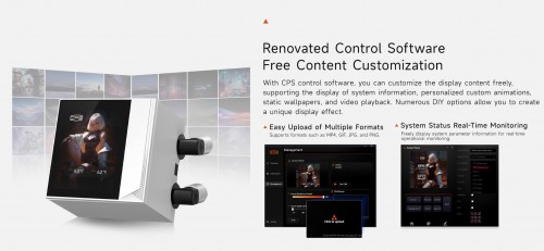 PCCooler DC360 Pro ARGB Display White