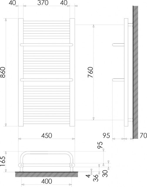 Polywarm Berlin 450x860 WD19/45