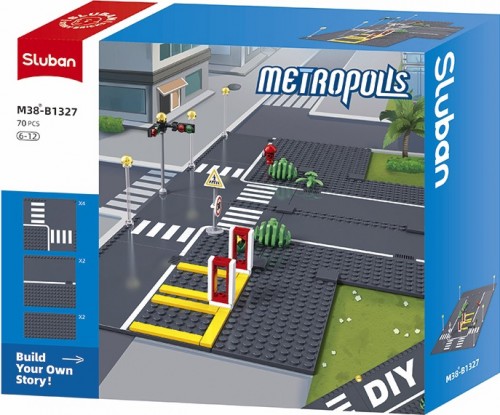 Sluban Base Plate Road Surface M38-B1327