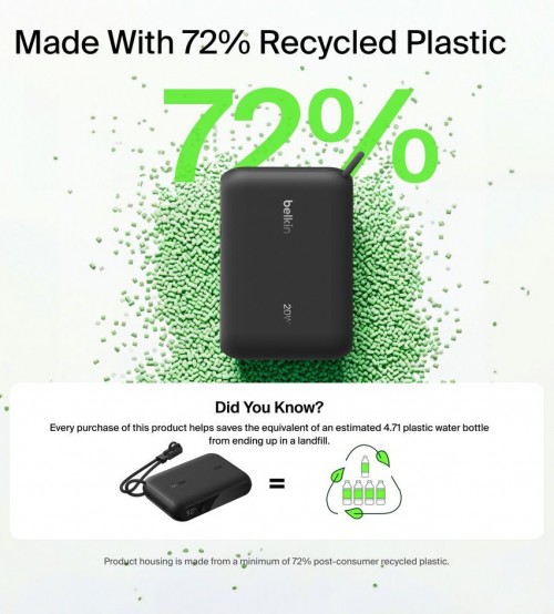 Belkin BoostCharge Power Bank 10K Display