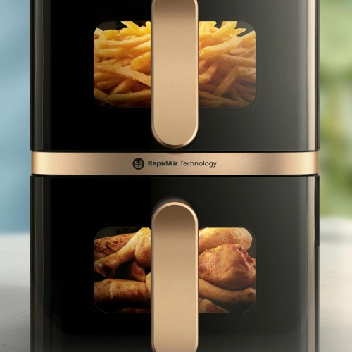 Philips 4000 Series Stacked Dual Basket Airfryer NA462/70