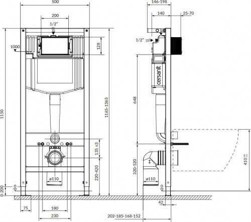 Cersanit System 50 K97-526