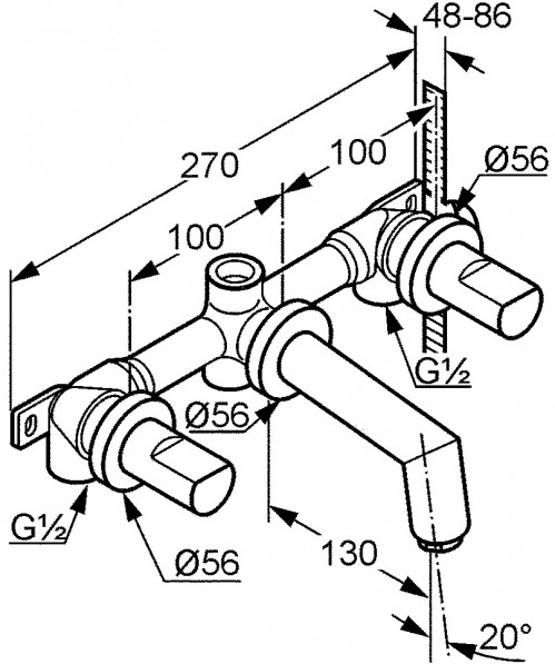 Чертеж с размерами