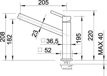 Чертеж с размерами