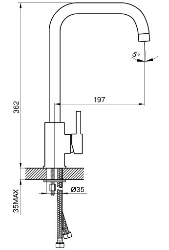 Чертеж с размерами