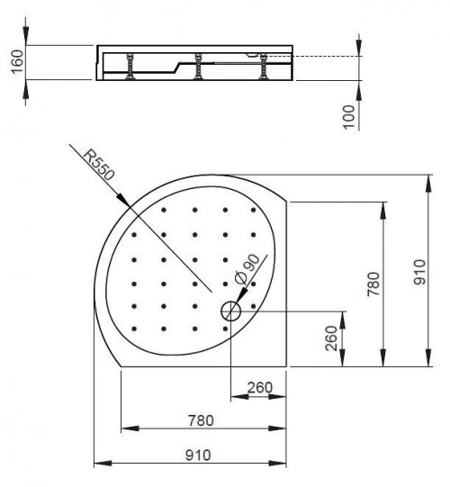 Radaway Rodos B 4D99155-03