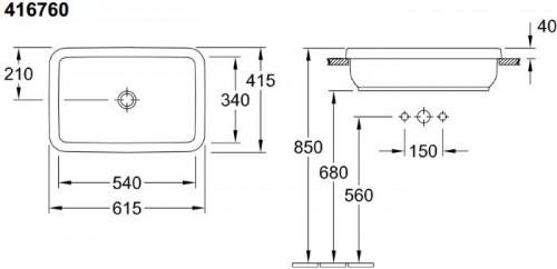 Villeroy & Boch Architectura 416760