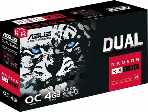 Asus Radeon RX 580 DUAL-RX580-O4G