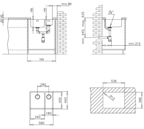 Teka Be Linea R15 2B 580