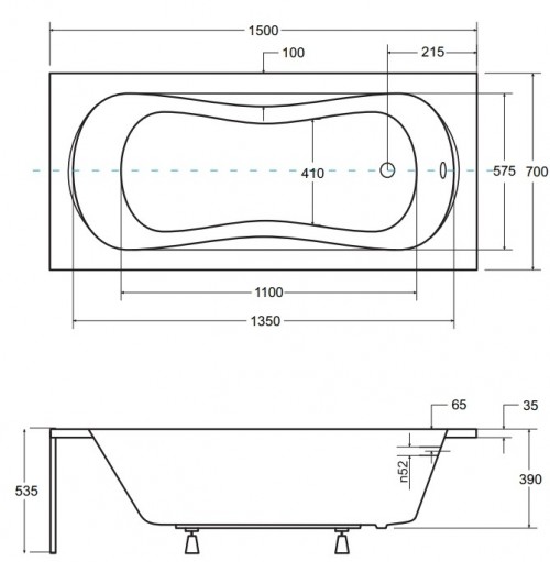 Besco Aria Plus 150x70