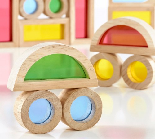 Guidecraft Rainbow Blocks G3083