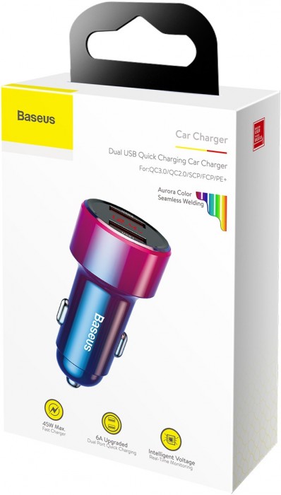 BASEUS Dual USB Quick Chargering Car Charger