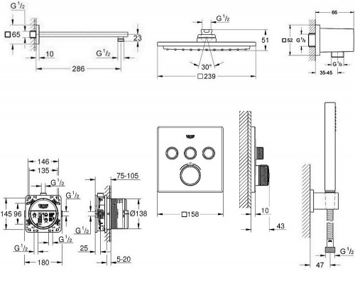 Grohe Grohtherm SmartControl New 34506