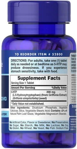 Puritans Pride 5-HTP 200 mg