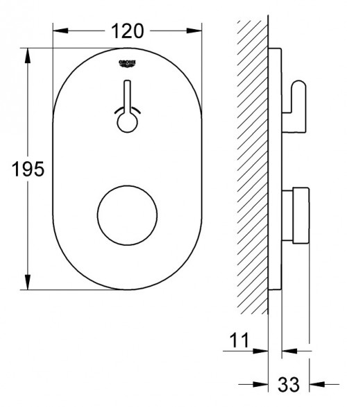 Grohe Eurosmart Cosmopolitan T 36321000