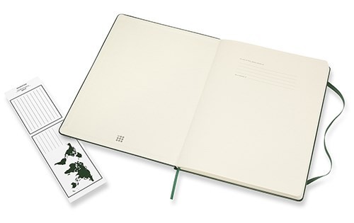 Moleskine Squared Notebook Extra Large Green