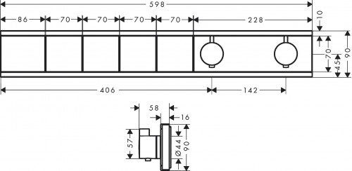 Hansgrohe RainSelect 15382000