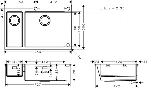 Hansgrohe S71 S712-F655 43310