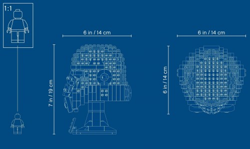 Lego Stormtrooper Helmet 75276